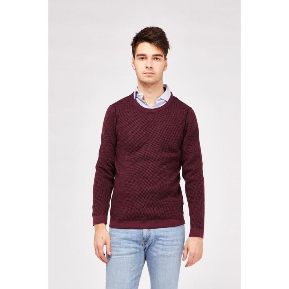 Gas Bordeaux Wool Men's Sweatshirt